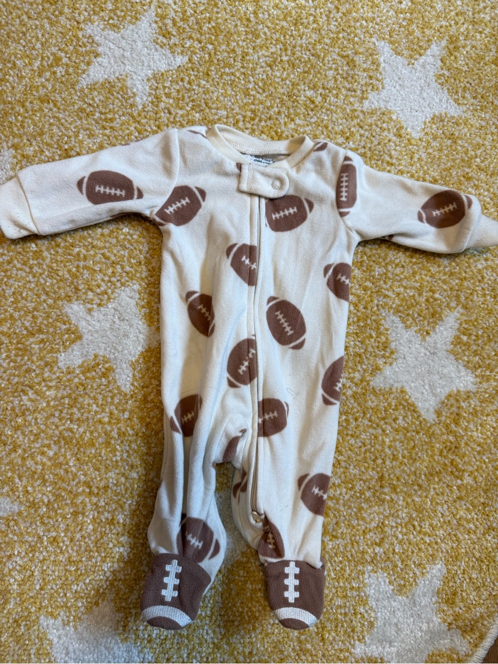 Newborn football footie